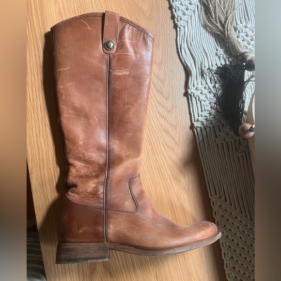 Frye Melissa Button Inside Zip Riding Boot - Picture 1 of 5